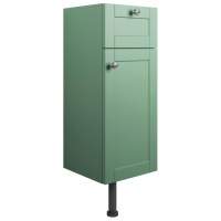 Bali 300mm 1 Drawer, 1 Door Base Unit - Matt Sage Green