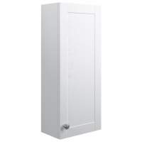 Bali 300mm 1 Door Wall Unit - Satin White Ash