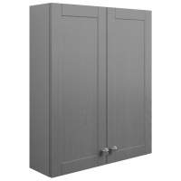 Bali 600mm 2 Door Wall Unit - Grey Ash