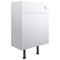 Bali 600mm WC Unit - Satin White Ash