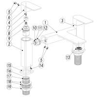 Sagittarius Metro Bath Filler Tap