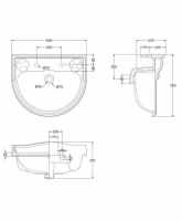 Bayswater Fitzroy Traditional Close Coupled Toilet - Flush Handle