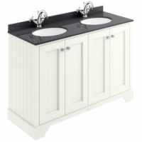 Bayswater 1200mm 4-Door Traditional Basin Cabinet - Pointing White