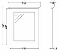 Havanna 510mm Toilet Unit - Sea Green Ash