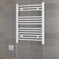 Eastbrook Biava 700 x 600 White Dry Element Electric Towel Radiator