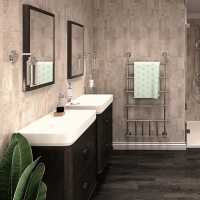 Durapanel Black Marble 1200mm Duralock T&G Bathroom Wall Panel By JayLux