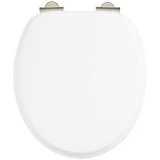 Burlington White Traditional Soft Closing Toilet Seat - S18 