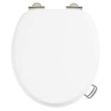 Burlington Matt White Wooden Traditional Toilet Seat Soft Closing - S45