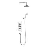 Burlington Severn Concealed 3 Control Shower, Hose & Handset - VF3S