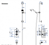 Abacus Emotion Plus Thermostatic Shower Kit EP02