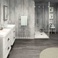 Durapanel Light Marble 1200mm S/E Bathroom Wall Panel By JayLux