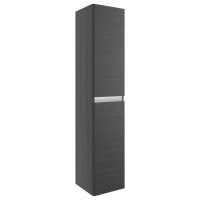 Campbell 300mm 2 Door Wall Hung Tall Unit - Graphitewood