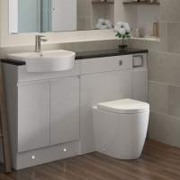 Crest Back To Wall Toilet & Wrapover Soft Close Seat