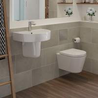 Allier 600x400mm 1TH Basin & Semi Pedestal