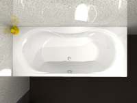 Beaufort Biscay 1700 x 750mm Double Ended J Shaped Bath - Left Hand