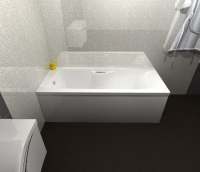 Carron Imperial 1800 x 750 Single Ended Bath With Grips - 5mm