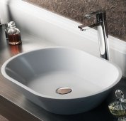 Clearwater Sontuoso Clear Stone Countertop Basin - 550 x 350 - B5ECS