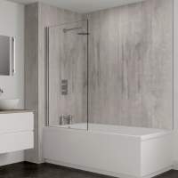 Washed Charcoal Showerwall Panels