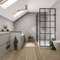 Slate Grey Showerwall Panels SW33