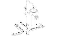 Abacus Emotion Dual Head Thermostatic Shower VESK-65-0010