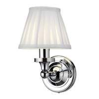 Burlington LED Bathroom Round Wall Light with Chrome Base & Opal Glass Shade - ELBL11