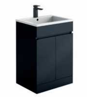 Burlington Cloakroom Vanity Unit 51cm in Classic Grey