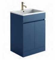 Empire 600 Blue Square Vanity Unit - Signature Showers