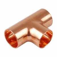 Endfeed Copper 22mm Equal Tee 