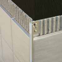 Abacus 12mm Flexible Silver Tile Trim - 2.5m 