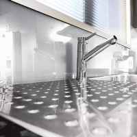 Lustrolite Arctic White Kitchen Panel / Splash Backs