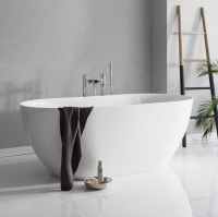 Clearwater Matt Formoso Grande 1690 x 800 Clear Stone Freestanding Bath