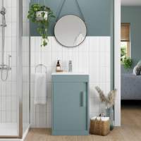 Burlington Chalfont Matt Grey 750mm Single Drawer Traditional Vanity Unit & Basin