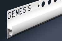 Genesis 10mm Granite Aluminium Straight Edge Tile Trim Regular 2.5m