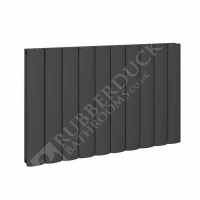 Guardia 600 x 470mm Horizontal Designer Radiator - Eastbrook - Matt Anthracite