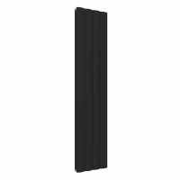 Eastbrook Guardia 1800 x 375 Matt Black Vertical Radiator