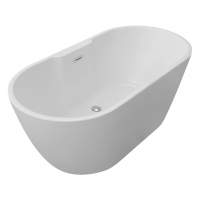 Havanna 1655mm Modern Freestanding Bath - White