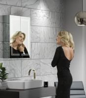 HIB Edge 50 Illuminated LED Bathroom Cabinet - 500mm