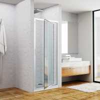 Jaquar Inswing Shower Door 760mm - Chrome Frame - Clear Glass