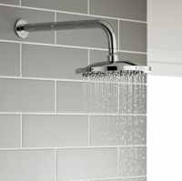 Pure Thermostatic Concealed Shower Valve with Fixed Rain Head - Kartell UK