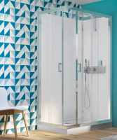 Kinedo Eden 800mm Sliding Door Self Contained Corner Shower Pod