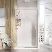 Roman Liberty 1400mm Sliding Shower Door for Alcove Fitting - 10mm Glass