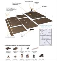 Abacus Raised Wetroom Extension Kit - 900 x 750 x 140mm