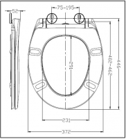 Elgin Q Soft Close Toilet Seat - Quick Release - Highlife Bathrooms 