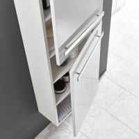 Abacot 300mm 2 Door Tall Unit - White Gloss