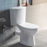 Muscovy Closed Back Close Coupled Toilet & Soft Close Seat