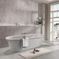 Grey Metro Tile Effect 3mm Wall Panels by Multipanel