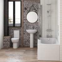 Whistle Closed Coupled Fully Shrouded Toilet & Soft Close Seat