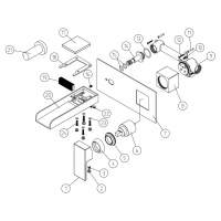 Francis Pegler Strata Blade Wall Mounted Basin Mixer Tap