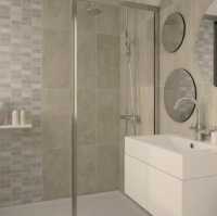 Mermaid Milanese Stone Laminated Shower Panel