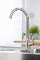 Wycombe Brushed Nickel Kitchen Mixer Tap - Signature Series